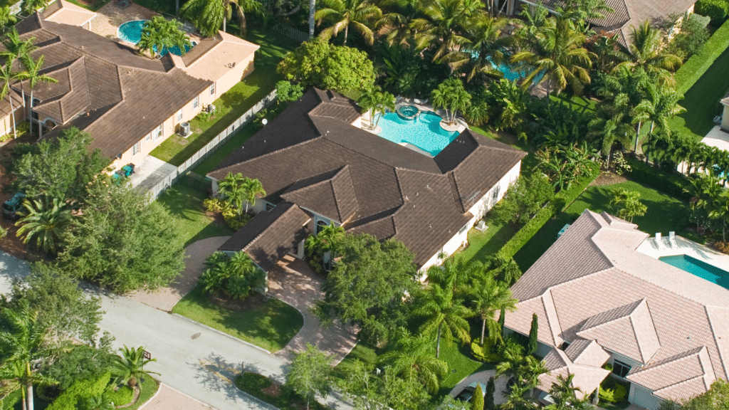 Florida Drone Roof Homes 2 ORB Roofing Solutions