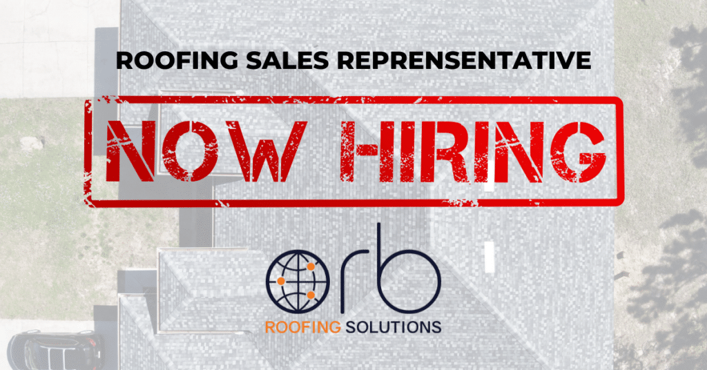 ROOFING SALES REPRENSENTATIVE