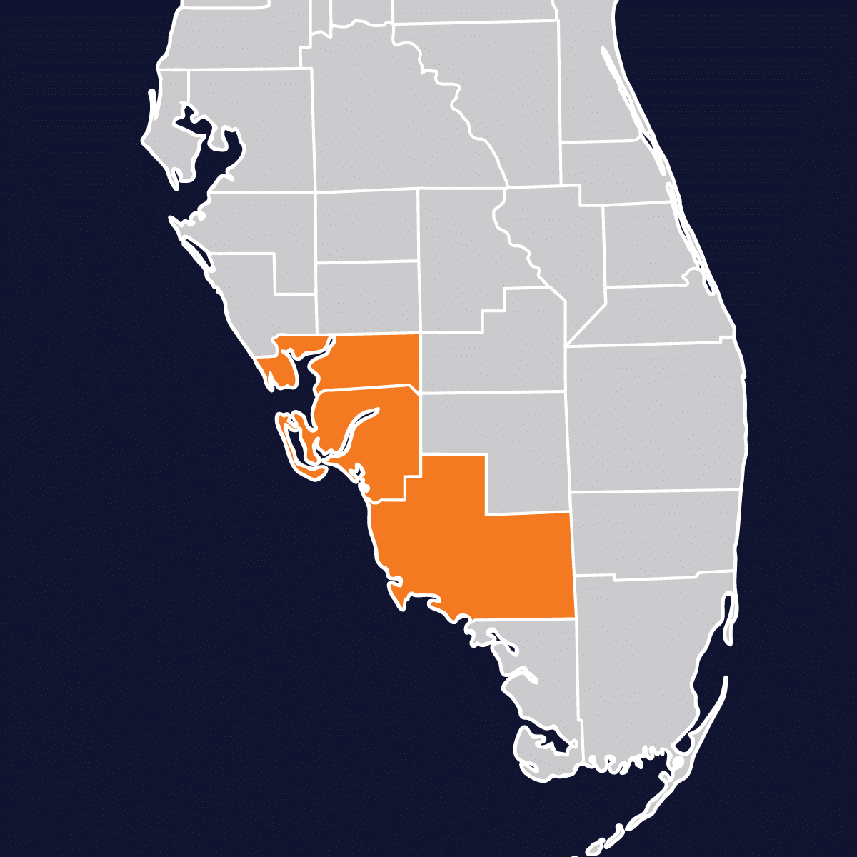 Service Area Map ORB Florida