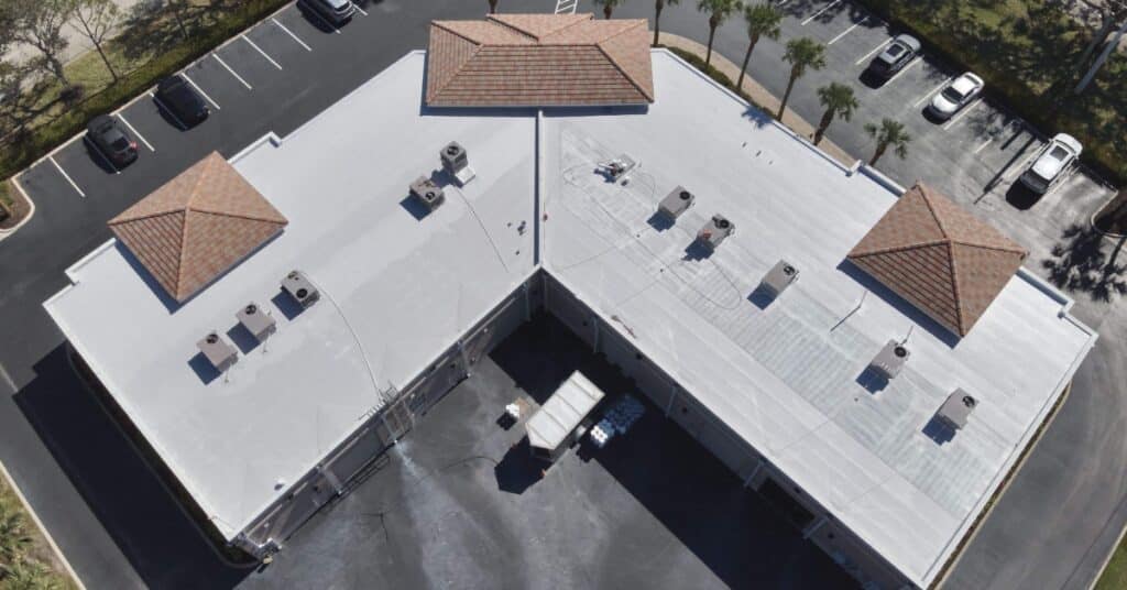 Commercial Roofing in Florida Shingle Coating
