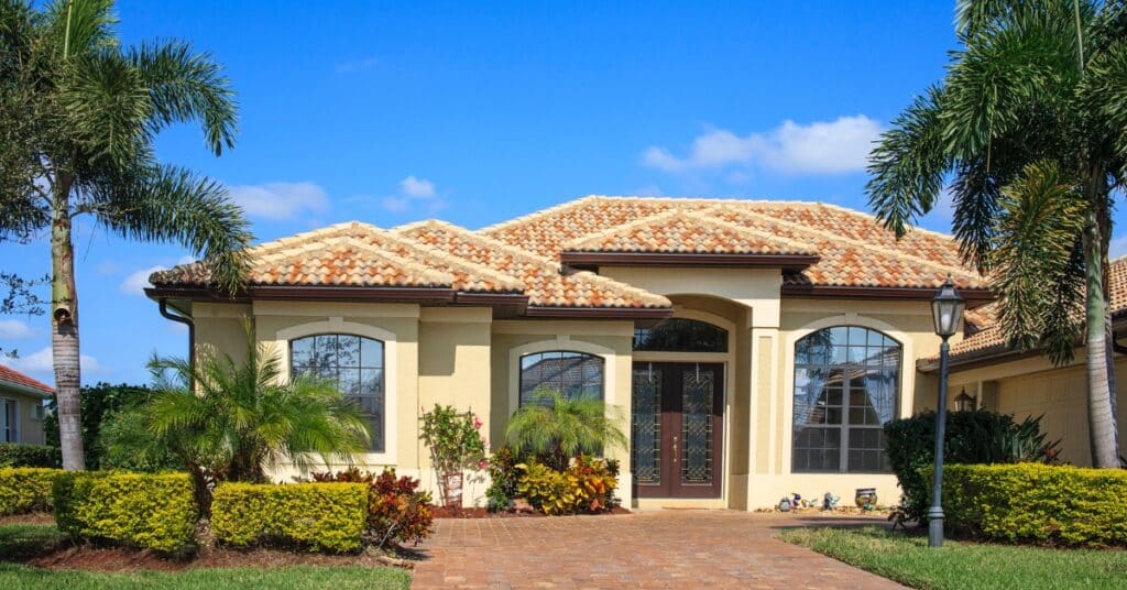 Florida Multi-colored Tile Roof